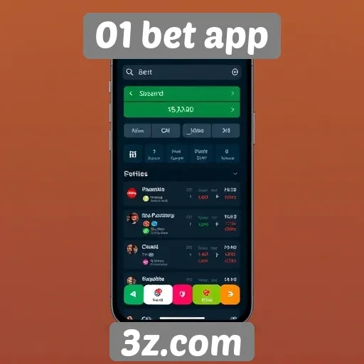 Análise da interface de usuário do 01 bet app